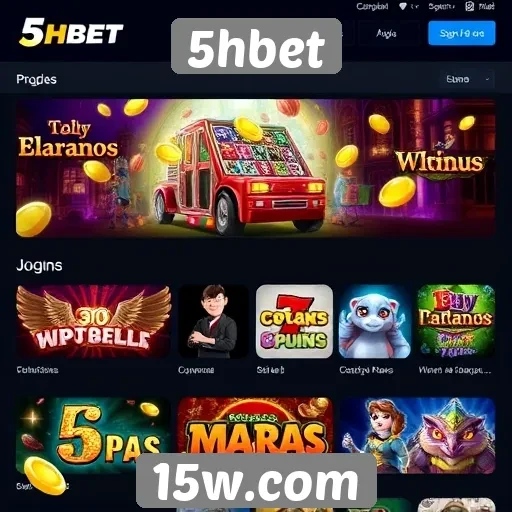 Exploração das categorias de jogos disponíveis no 5hbet